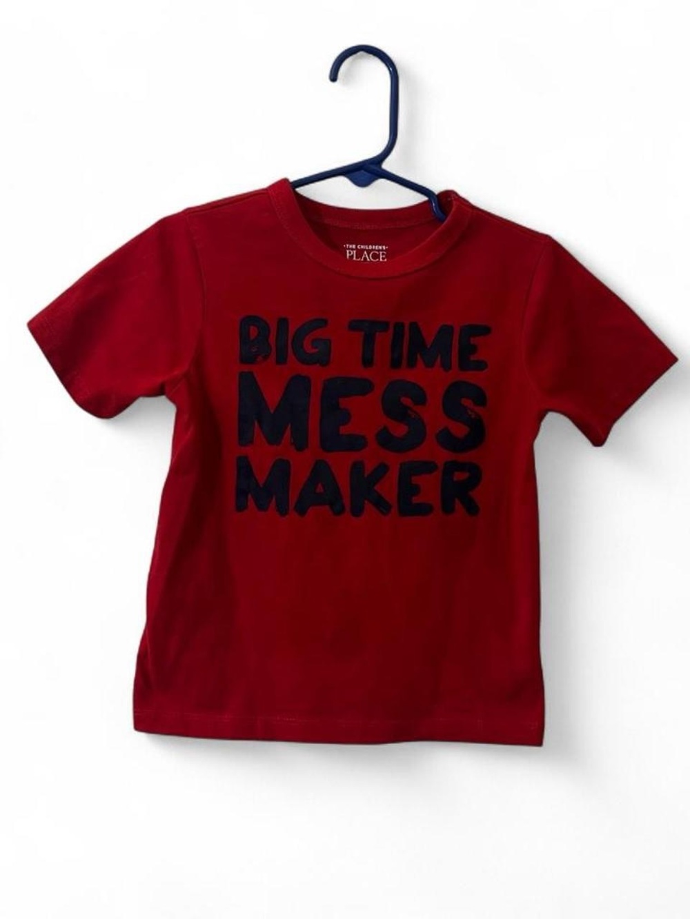 Toddler Boy 3T Short Sleeve Graphic Print T-Shirt Children’s Place Mess Maker